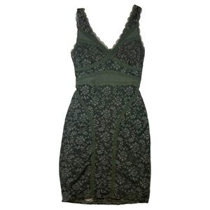 Moda International Elegant Green Lace Dress Size s/p